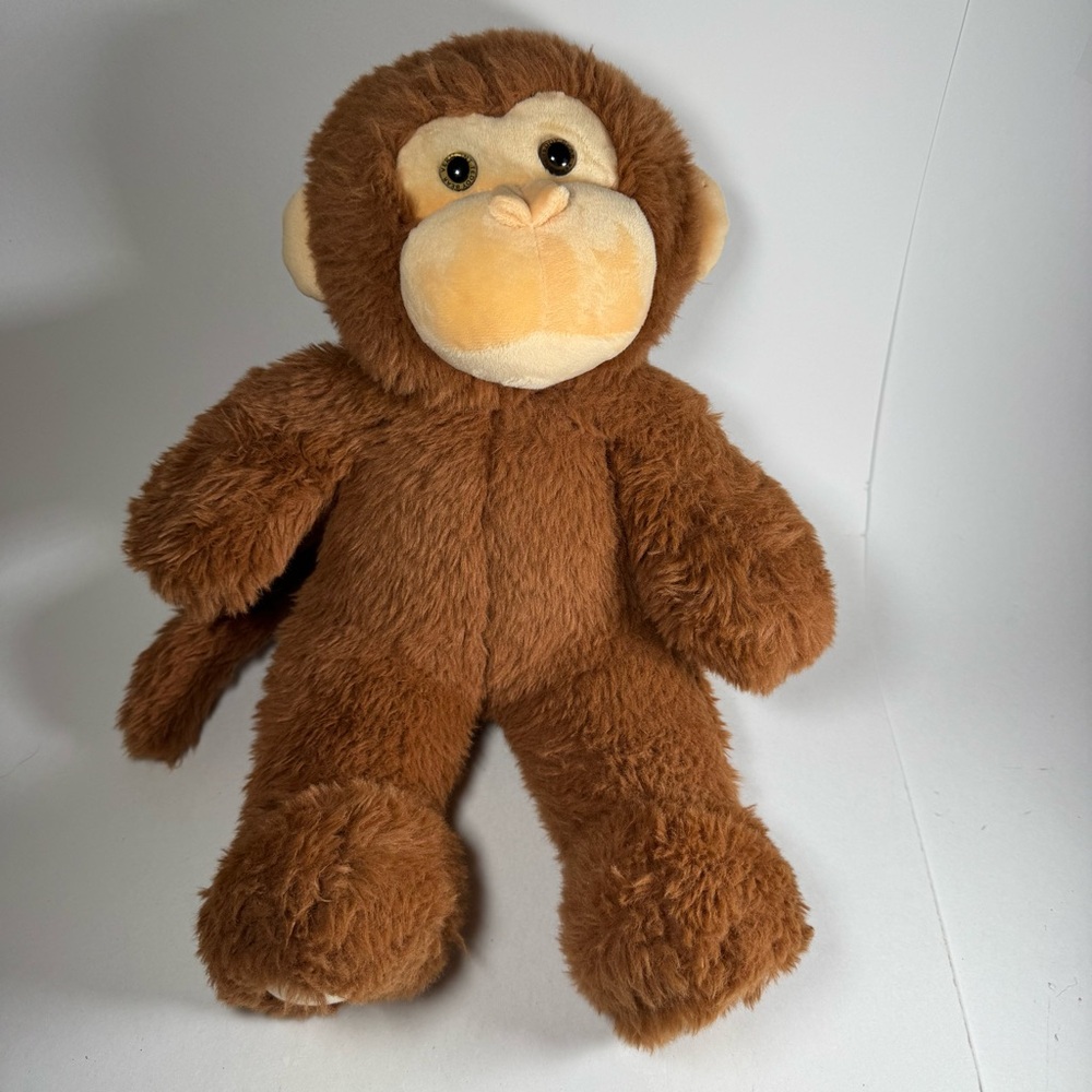 Vermont Teddy Bear Plush Oh So Soft Monkey 18" Brown Stuffed Animal Toy
